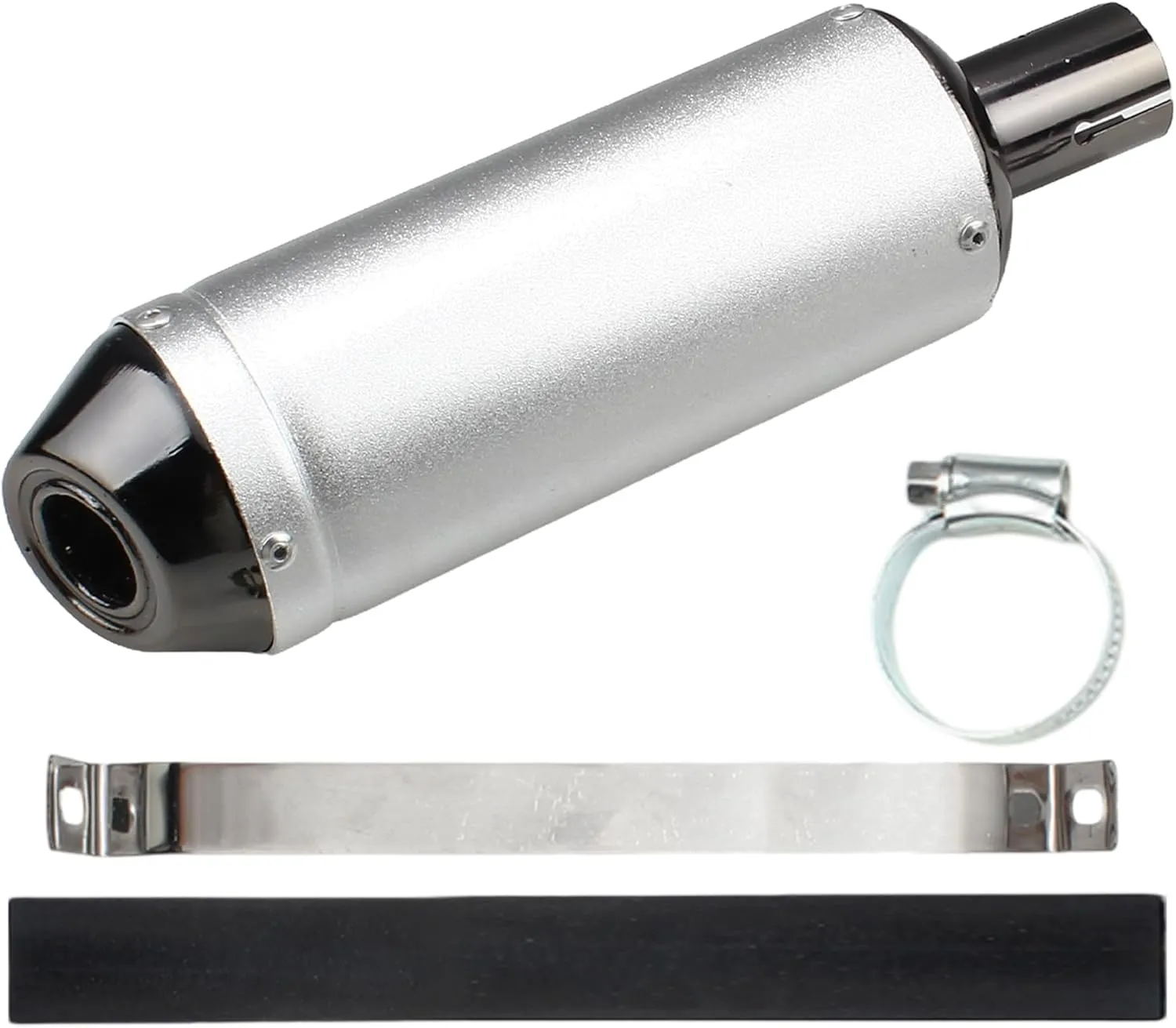 1.1" Motorcycle Slip On Muffler,28mm Universal Muffler Exhaust Slip on Exhaust Pipe Clamp Pipe For Dirt Bike Street Bike Scooter ATV Racing