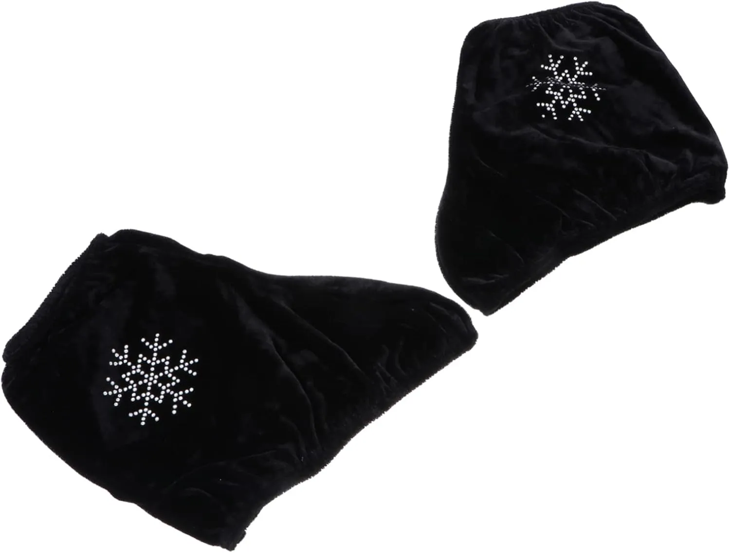1Pair Ice Skate Boot Covers Protectors for Figure Skates and Hockey Skates Stylish with Rhinestones for Skating and Storage