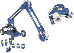 8890A MANTIS Cable Pulling Package - 8 000 LB Capacity Wire Pulling Carriage with Model 88 Cable Puller & Six Couplings; 3 Slip-on 3 Screw-on