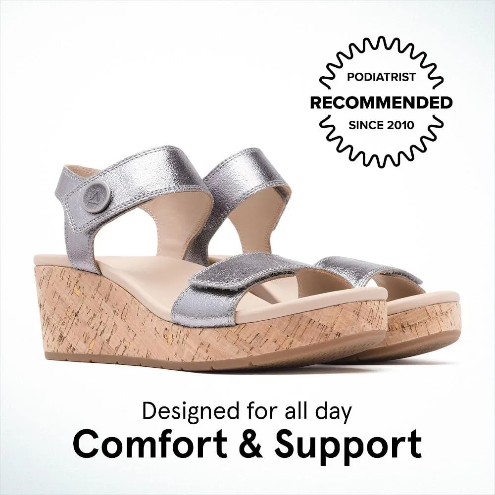 ABEO Riviera Strap Sandals For Women | Arch Support Sandals Women's | Ball of Foot Pain Relief | Built-In Metatarsal Pads Women | Ball Of Foot Cushions for Women