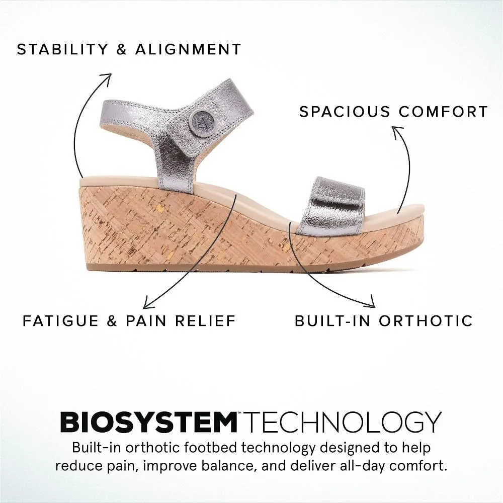 ABEO Riviera Strap Sandals For Women | Arch Support Sandals Women's | Ball of Foot Pain Relief | Built-In Metatarsal Pads Women | Ball Of Foot Cushions for Women