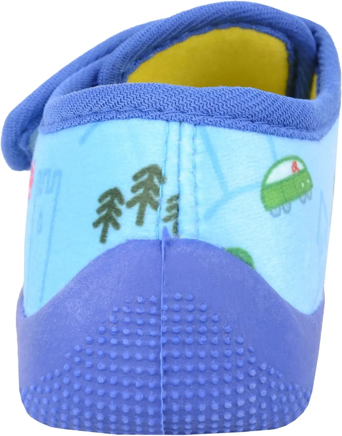 ABSOLUTE FOOTWEAR Childrens Kids Infants Boys Winter Slip On Touch and Close Cartoon Pig Slippers
