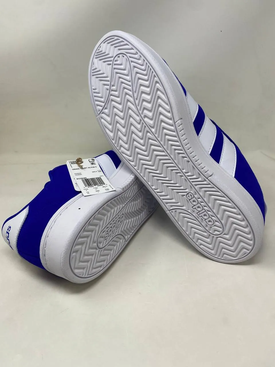 Adidas Court Alpha Sneakers Royal Blue/White New Mens Size