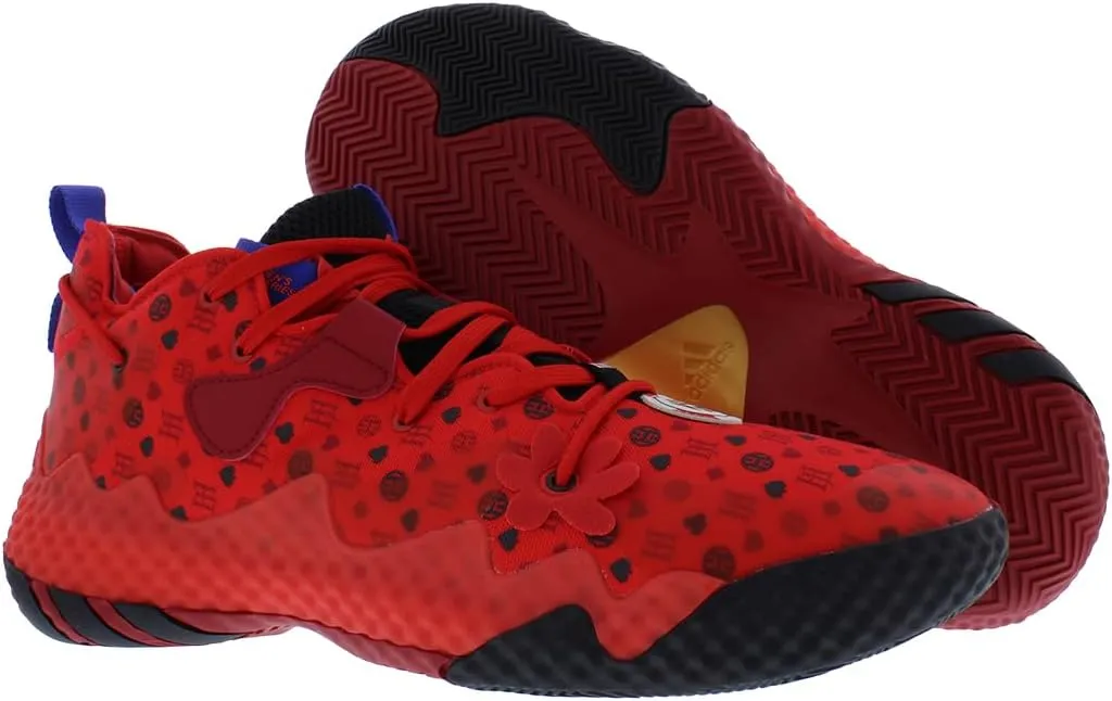 adidas Mens Harden Vol. 6 Basketball Sneakers Shoes - Red