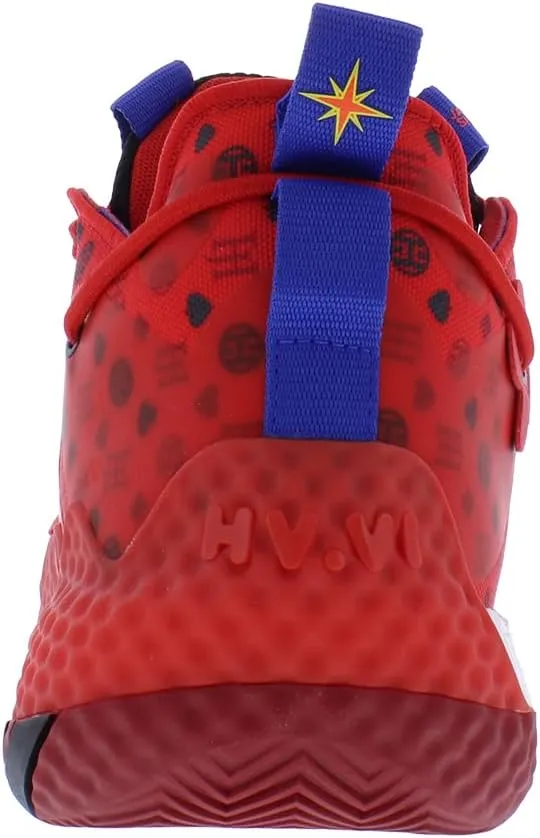 adidas Mens Harden Vol. 6 Basketball Sneakers Shoes - Red