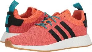 adidas Men's NMD_R2 Summer Originals Orange/Black/White Running Shoe 10.5 Men US