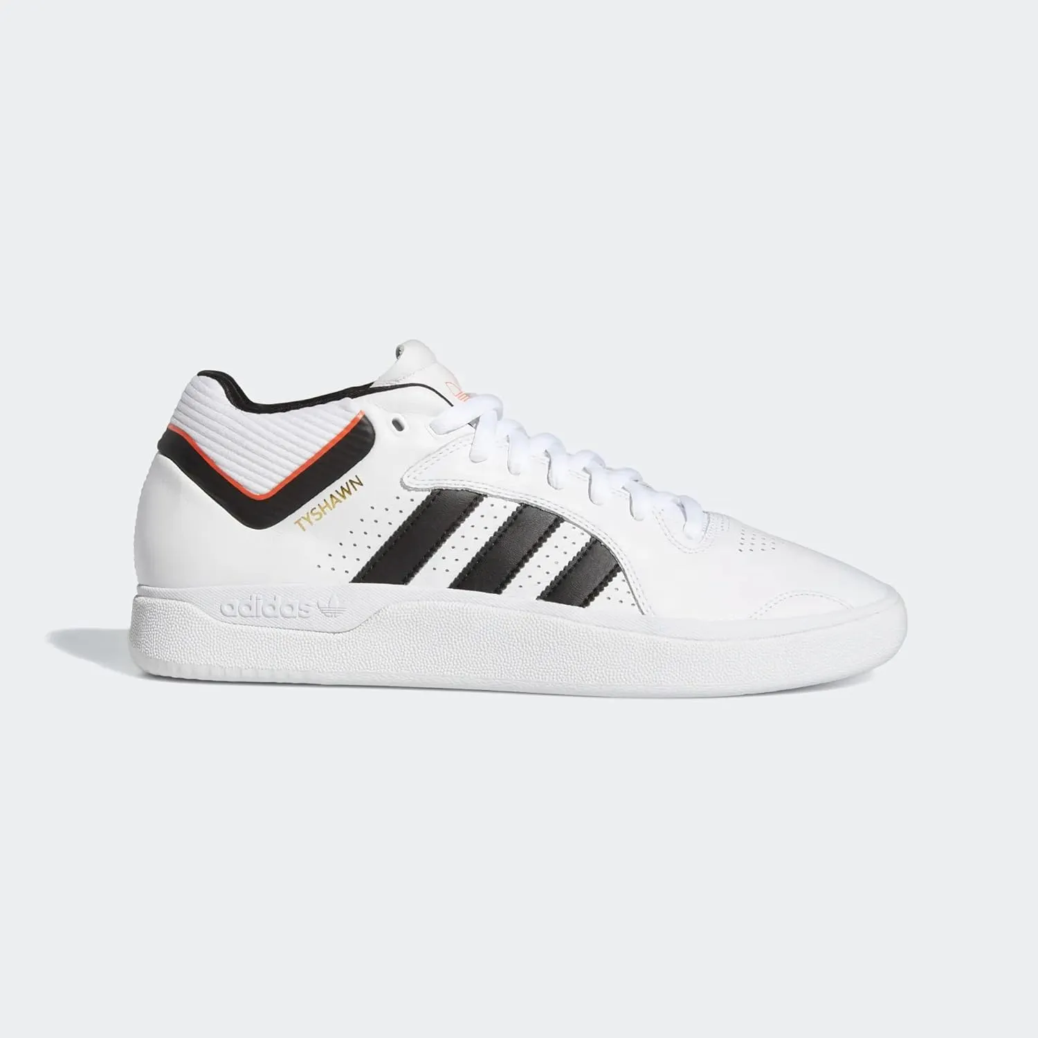 adidas Mens Tyshawn Skate Sneakers Shoes - White