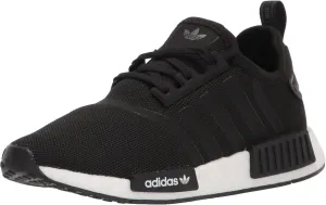 adidas Originals Kids NMD_R1's Skate Shoe, Black/Black/White, 9.5 US Unisex Toddler