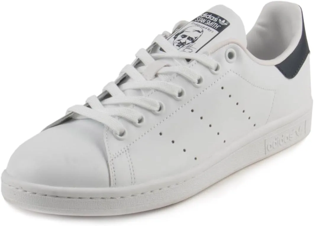 adidas Stan Smith White/White/Navy 8.5