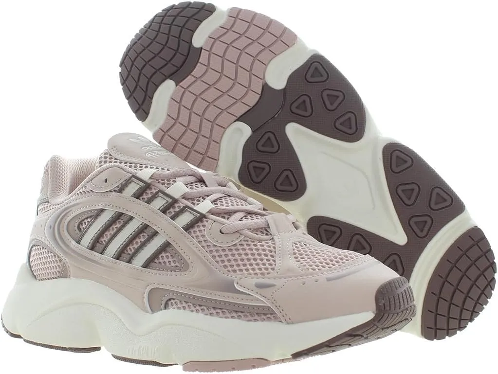 adidas Womens Ozmillen Lace Up Sneakers Shoes Casual - White