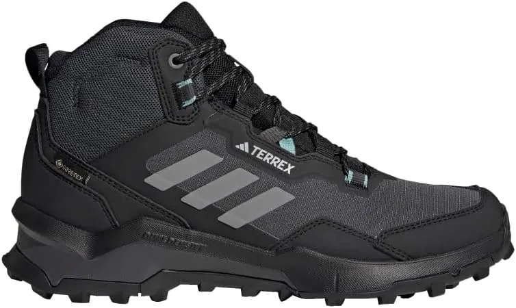 adidas Womens Terrex Ax4 Mid GTX Hiking Hiking Sneakers Shoes - Black