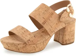 Aerosoles Women's Camera Platform Heeled Sandal