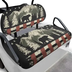 AFPANQZ Breathable Golf Cart Seat Cover - Lightweight, Summer Use, Easy to Clean Club Car Decoration Cover