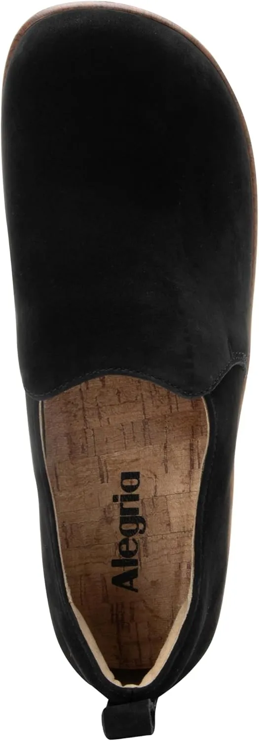 Alegria Women's Origin Orygin Wood Grain Leather Slip On Clog