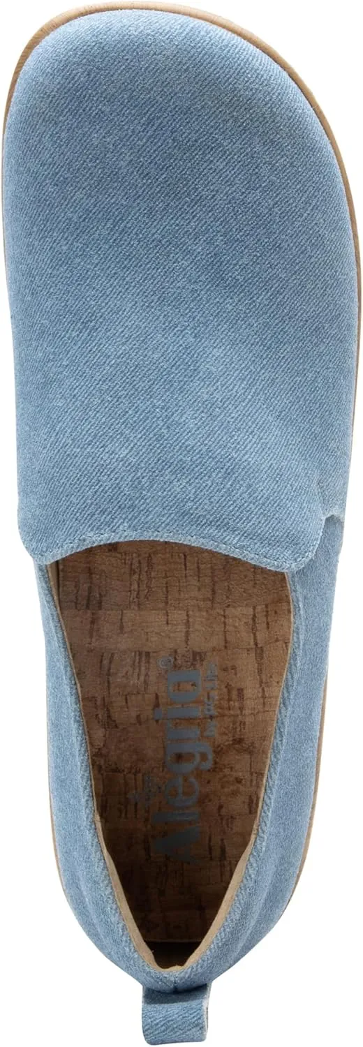Alegria Women's Origin Orygin Wood Grain Leather Slip On Clog