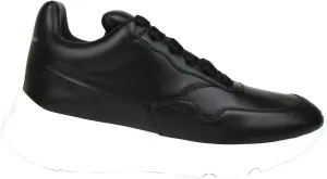 Alexander Mcqueen Men's Black Leather Platform Sneakers 505033 1000