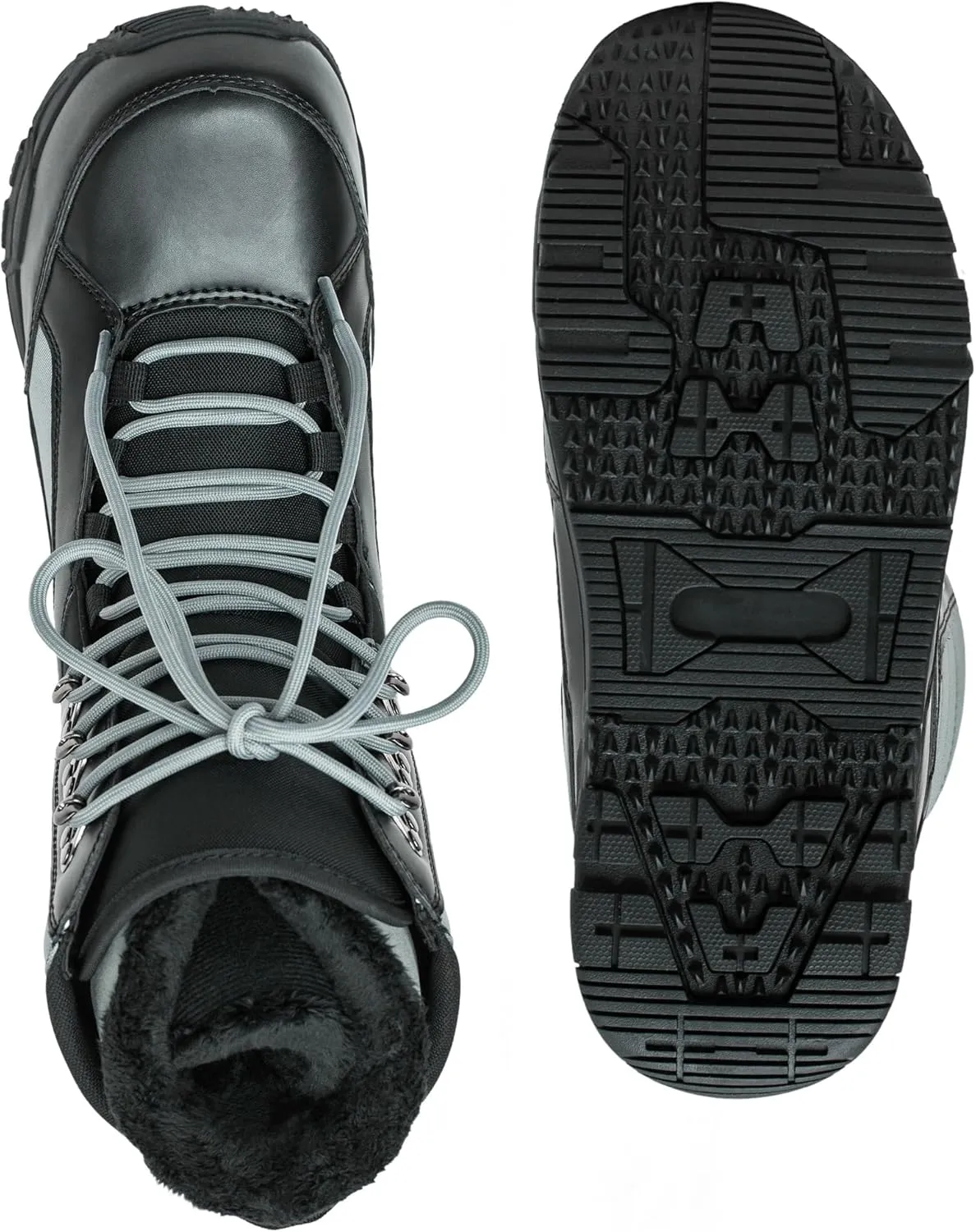 Alpine Swiss Men's Snowboard Boots | Waterproof, Custom-Fit Liner, Medium Flex for All-Mountain Riding, Winter Snow Boots