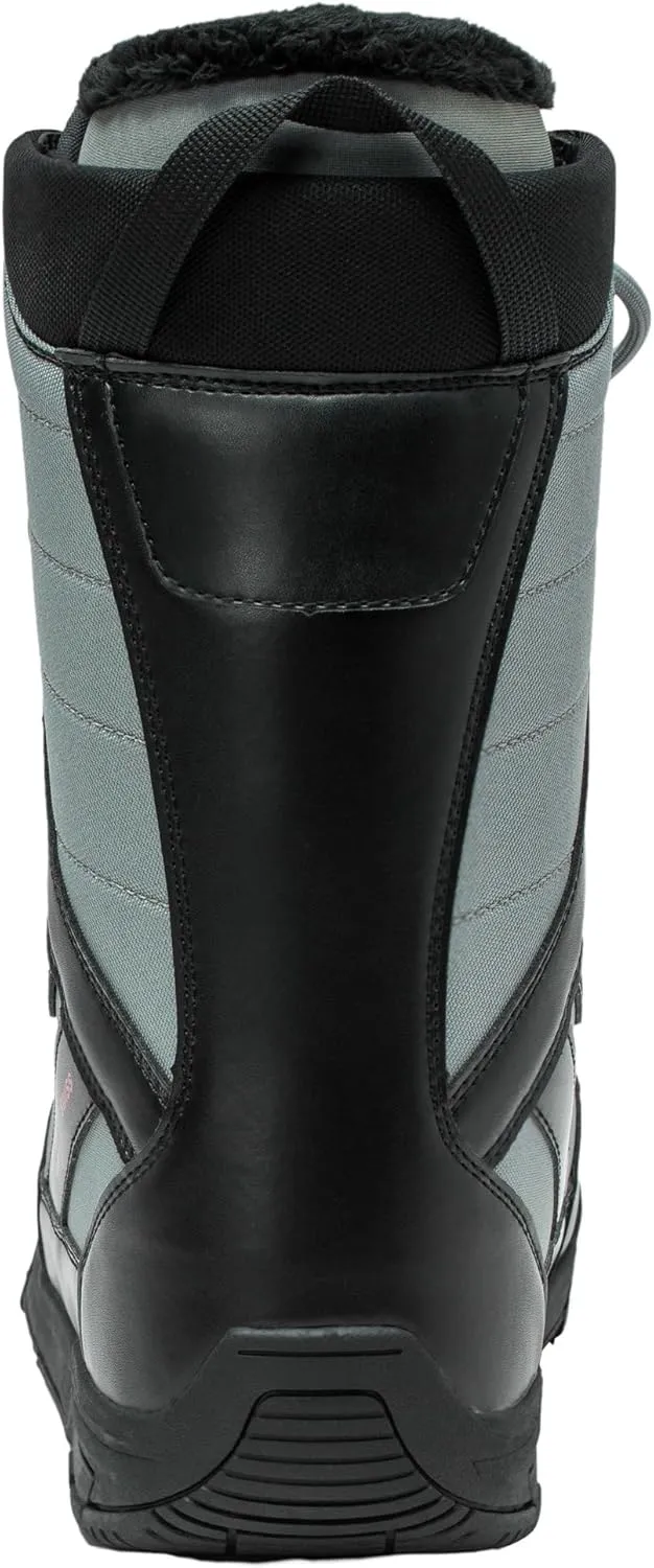 Alpine Swiss Men's Snowboard Boots | Waterproof, Custom-Fit Liner, Medium Flex for All-Mountain Riding, Winter Snow Boots