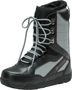 Alpine Swiss Men's Snowboard Boots | Waterproof, Custom-Fit Liner, Medium Flex for All-Mountain Riding, Winter Snow Boots