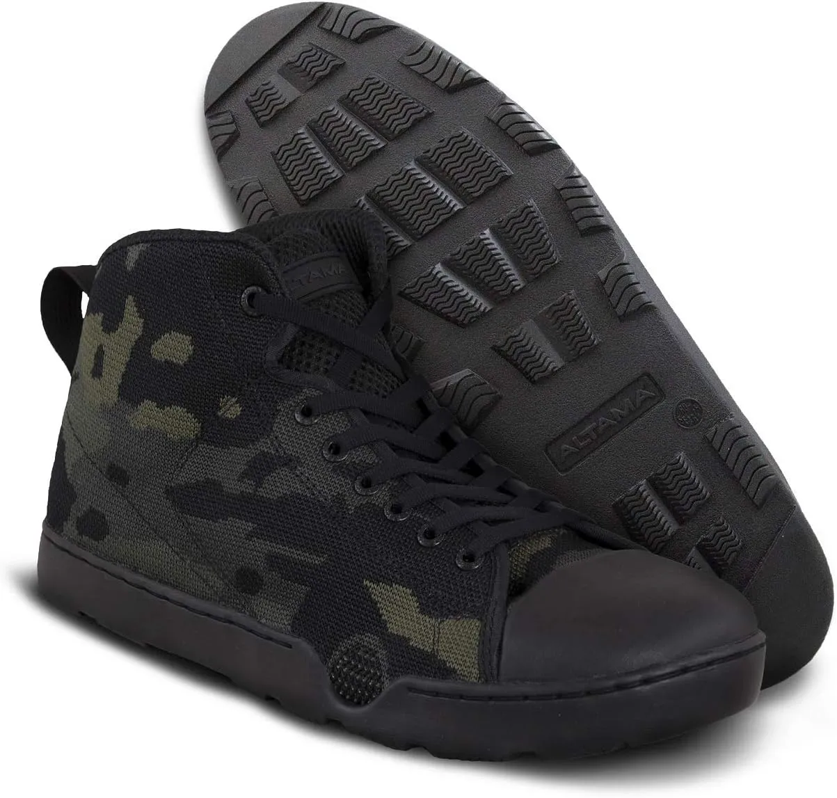 Altama 334651-R-050 Urban Mid Black Multicam R50