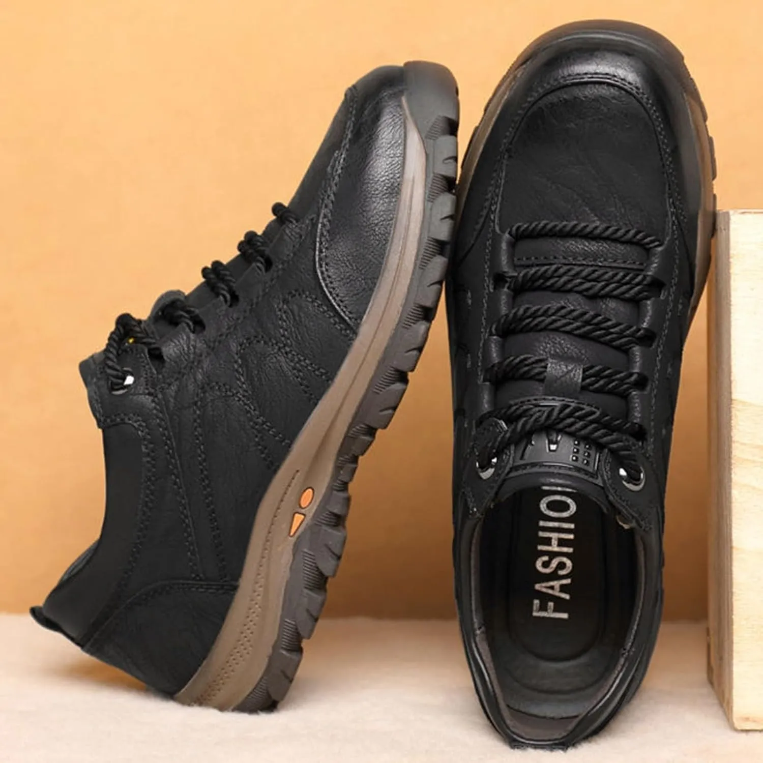 and Winter Single Cotton Casual Shoes Men's Hiking Sneakers Cotton Shoes Thickened and Warm Street Men