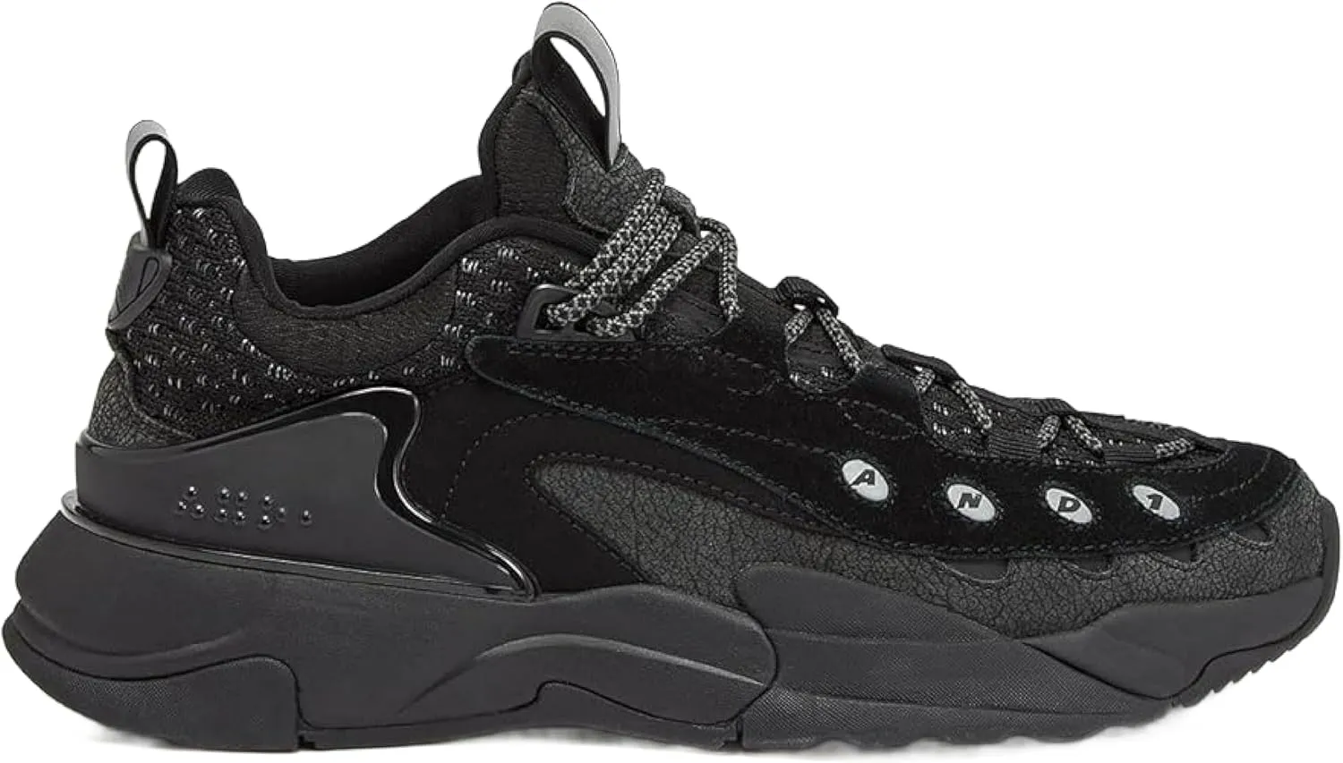 AND1 Marauder Men’s Basketball Shoes, Casual Low Top Basketball Sneakers, Size 11.5 Black