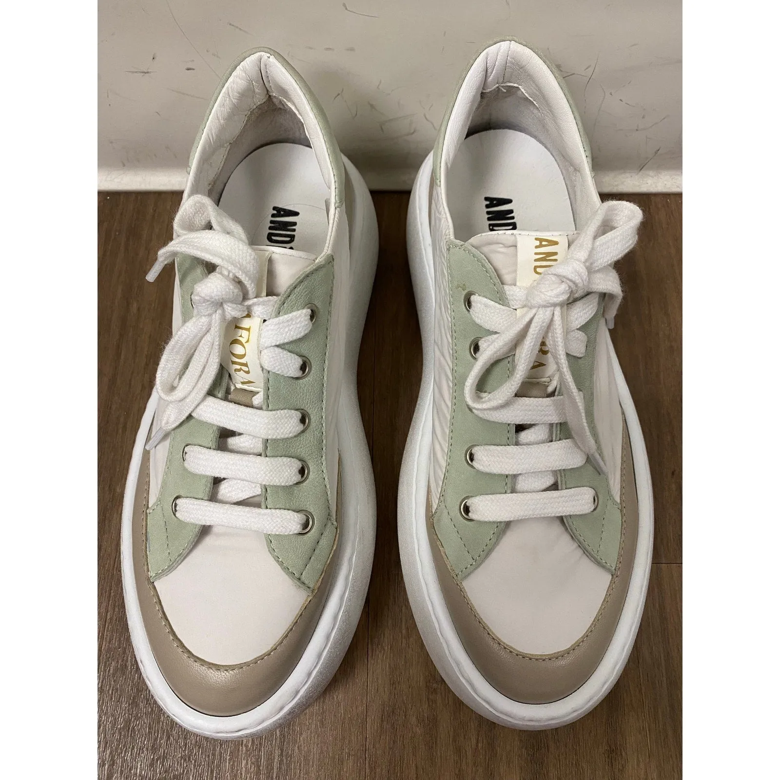 Andia Fora Platform Sneakers Sz 39 (8.5)