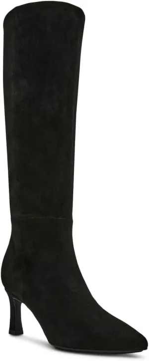 Anne Klein Womens Rene Pointed Toe Tall Knee-High Boots