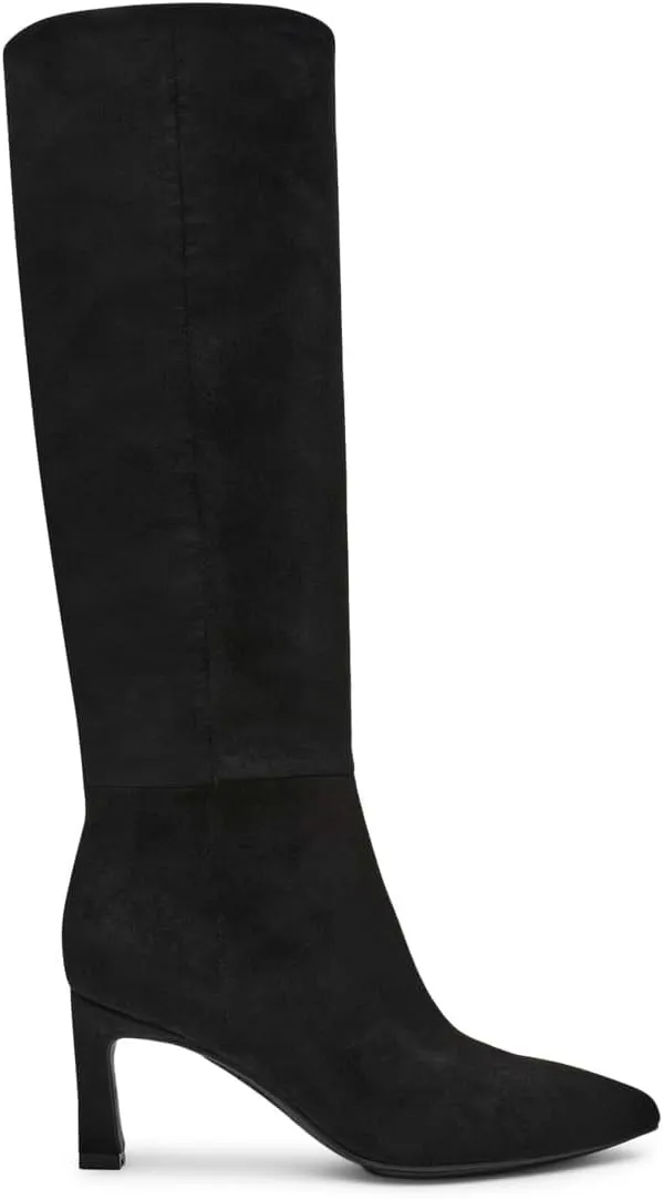 Anne Klein Womens Rene Pointed Toe Tall Knee-High Boots
