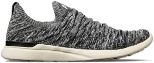 APL: Athletic Propulsion Labs Men's Techloom Wave Sneakers (10, Black/Pristine/Melange, Numeric_10)