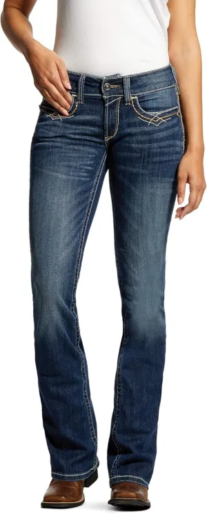 Ariat Women's R.e.a.l. Mid Rise Bootcut Jean