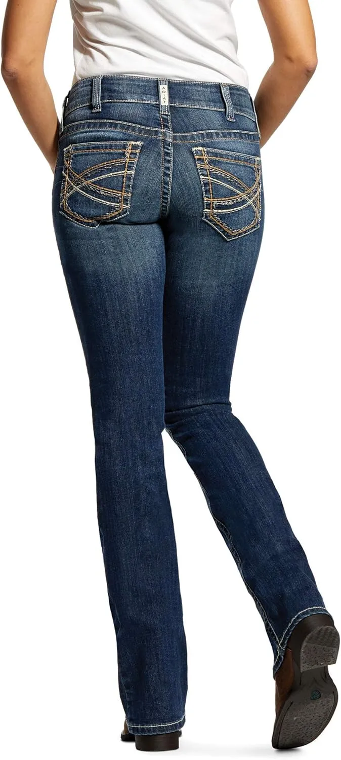 Ariat Women's R.e.a.l. Mid Rise Bootcut Jean