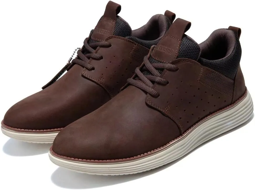 Arkbird Leather Loafers, Casual Slip-On Sneaker Shoes for Men