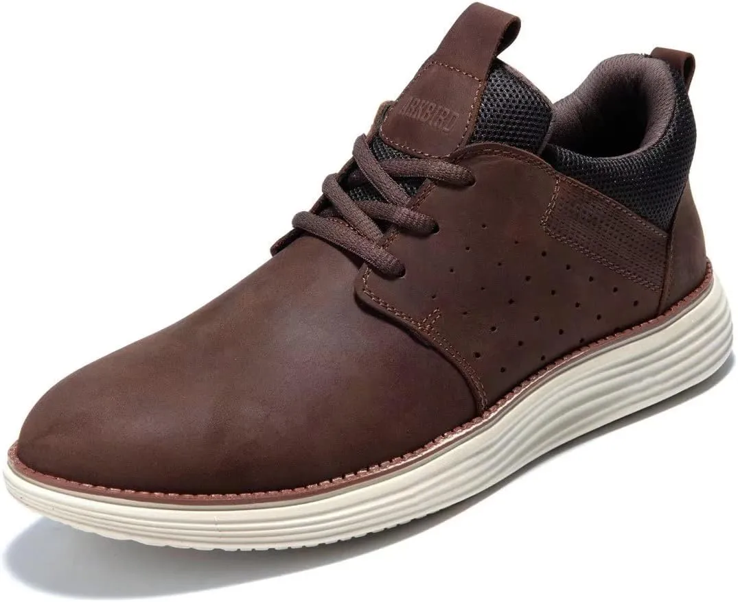 Arkbird Leather Loafers, Casual Slip-On Sneaker Shoes for Men