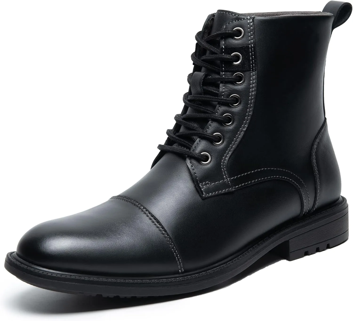 Arkbird Men's Motocycle Combat Boots, Comfortable Stylish Lace Up Fashion Casual Boot For Men
