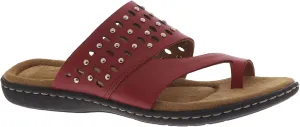 ARRAY Women's Catalina Leather Slip-On Sandal with Studs