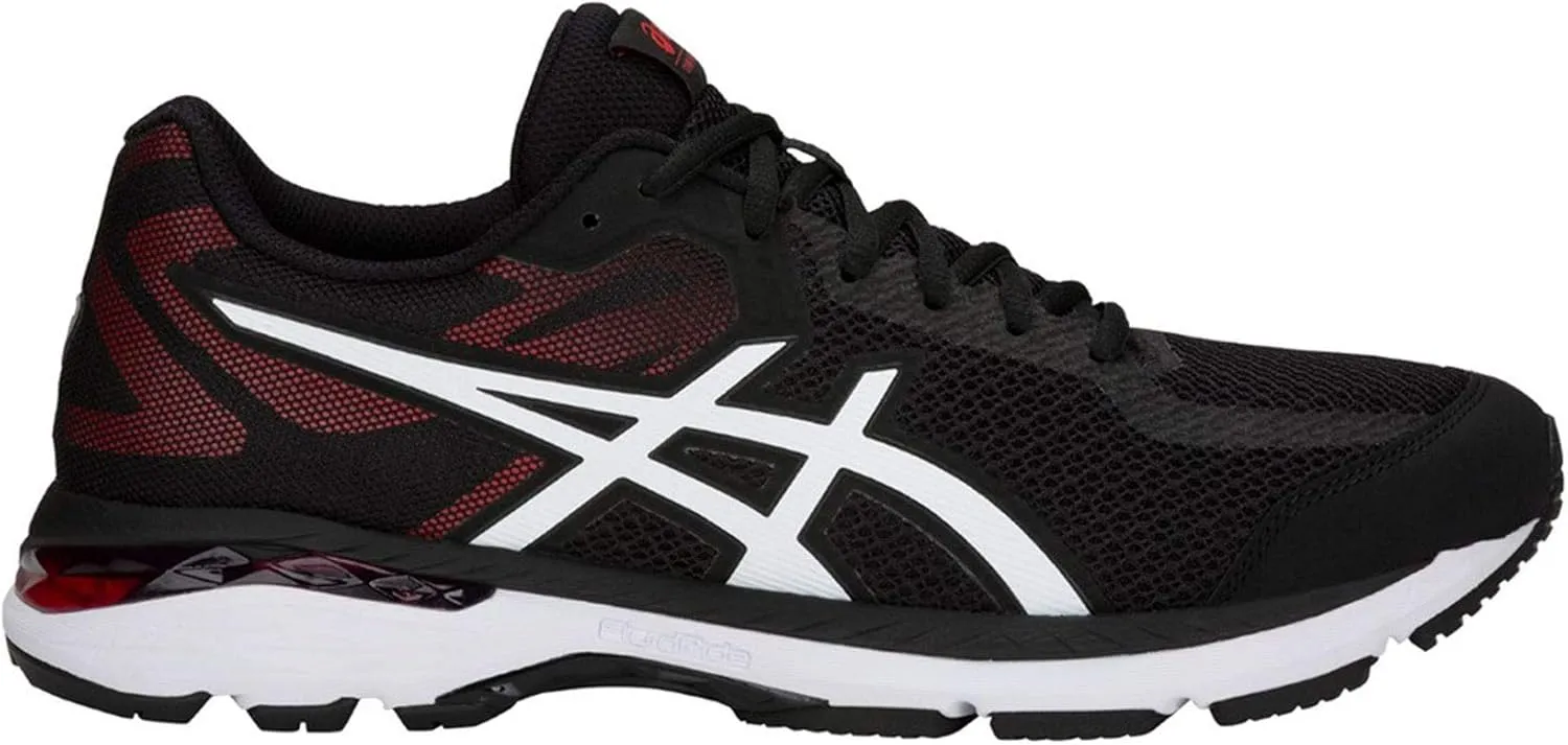 ASICS Gel-Glyde 2 Mens Running Trainers 1011A028 Sneakers Shoes (UK 6.5 US 7.5 EU 40.5, Black Classic red 001)