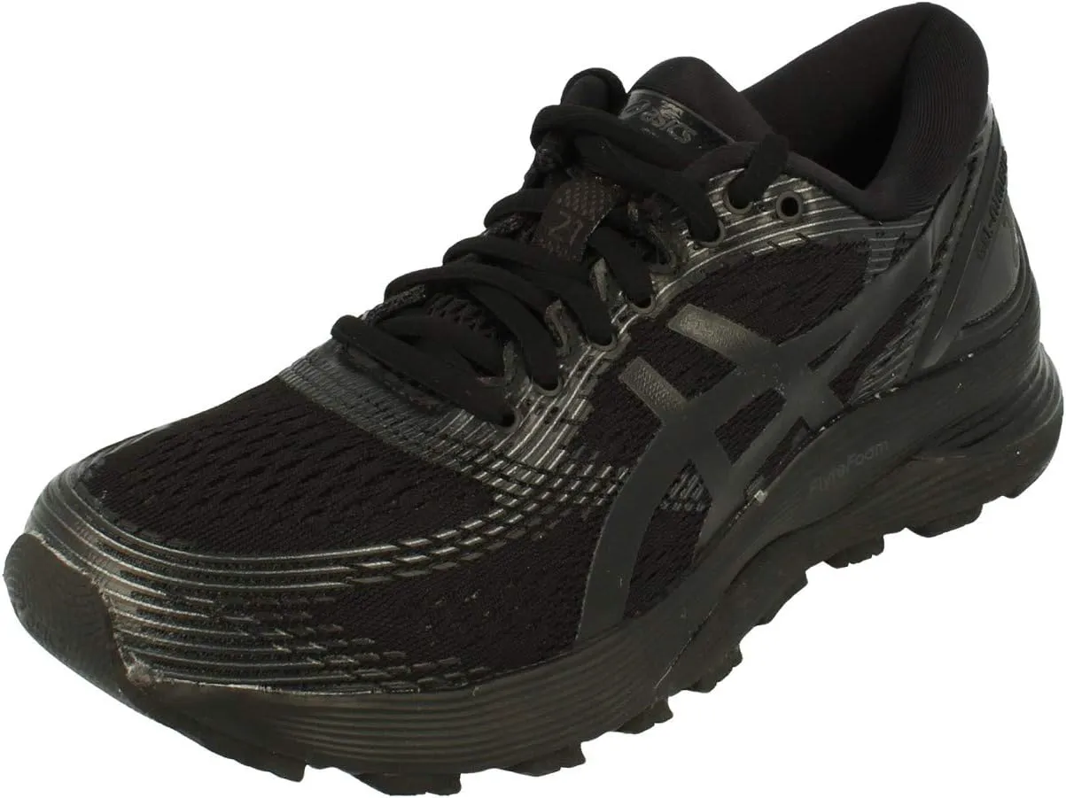 ASICS Gel-Nimbus 21 Womens Running Trainers 1012A156 Sneakers Shoes (UK 4 US 6 EU 37, Black Black 004)