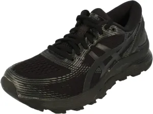 ASICS Gel-Nimbus 21 Womens Running Trainers 1012A156 Sneakers Shoes (UK 4 US 6 EU 37, Black Black 004)