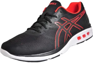 ASICS Gel-Promesa Mens Running Trainers T842N Sneakers Shoes (UK 10.5 US 11.5 EU 46, Black red Alert 001)
