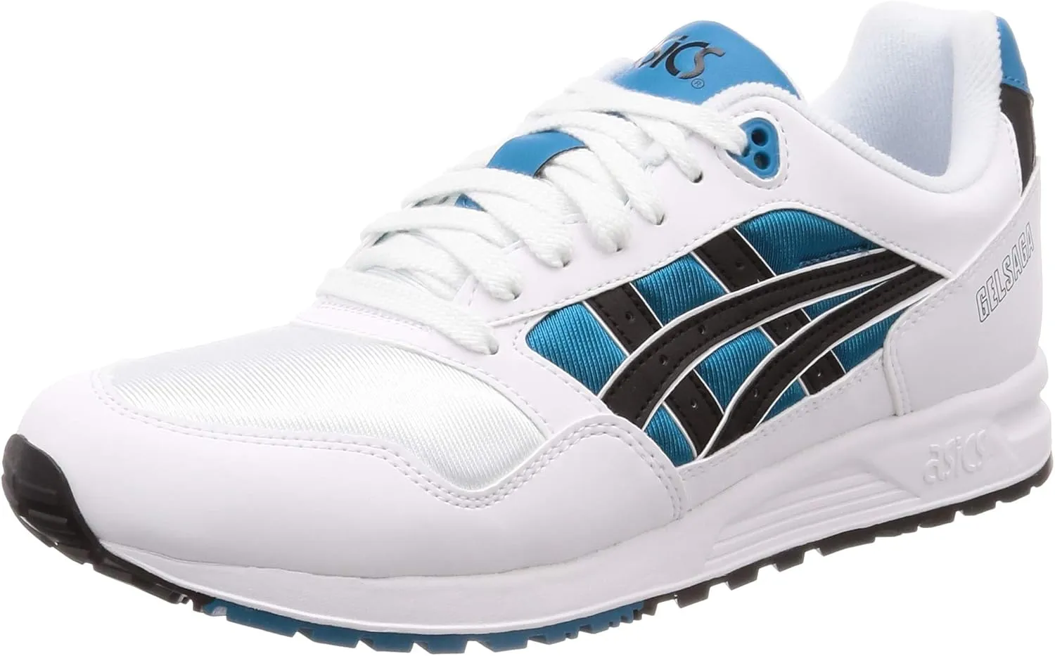 ASICS Gel-Saga Mens Running Trainers 1191A022 Sneakers Shoes (UK 9 US 10 EU 44, Teal Blue Black 401)