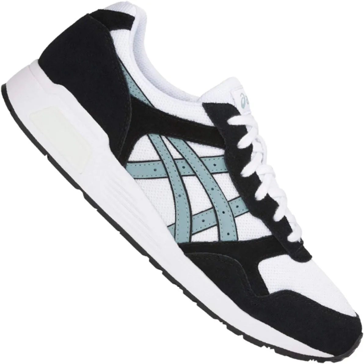 ASICS Lyte-Trainer Mens Running Trainers 1201A006 Sneakers Shoes (UK 10.5 US 11.5 EU 46, White Light Steel 100)