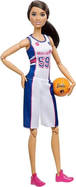 Barbie Made to Move Doll, Tall Basketball Player, with Extra Flexibility