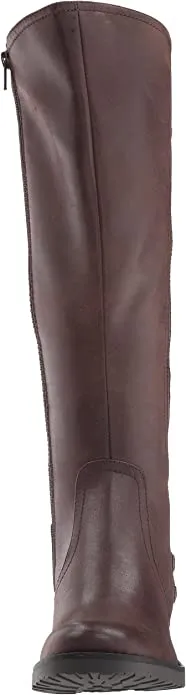 BareTraps Womens Oria Faux Leather Knee-High Riding Boots Brown 5.5 Medium (B,M)