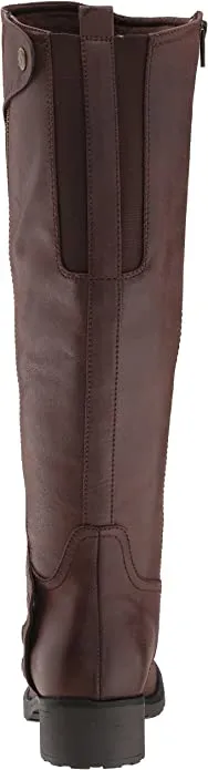 BareTraps Womens Oria Faux Leather Knee-High Riding Boots Brown 5.5 Medium (B,M)