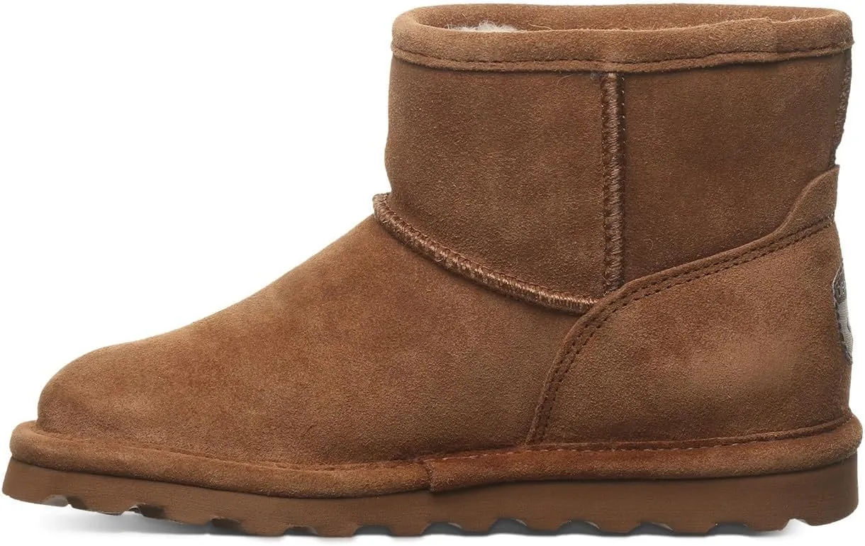 BEARPAW Alyssa Youth Multiple Colors | Women's Ankle Boot | Women's Slip On Boot | Comfortable Winter Boot