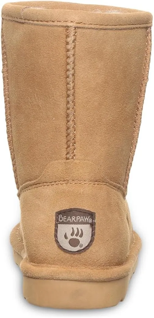 BEARPAW Elle Youth Multiple Colors | Youth's Boot Classic Suede | Youth's Slip On Boot | Comfortable Winter Boot