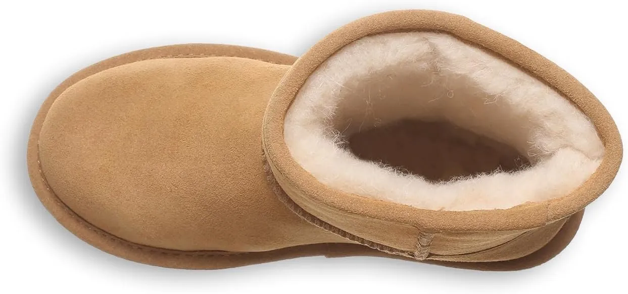 BEARPAW Elle Youth Multiple Colors | Youth's Boot Classic Suede | Youth's Slip On Boot | Comfortable Winter Boot