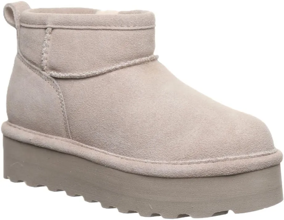 BEARPAW Retro Shorty Youth Boot | Youth's Ankle Boot | Youth's Slip On Boot | Comfortable Winter Boot