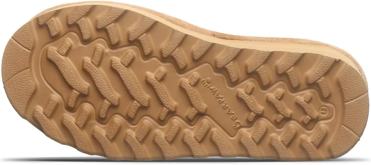 BEARPAW Retro Shorty Youth Boot | Youth's Ankle Boot | Youth's Slip On Boot | Comfortable Winter Boot